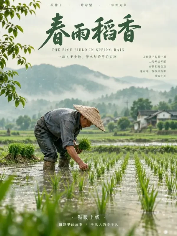 春雨润田封面