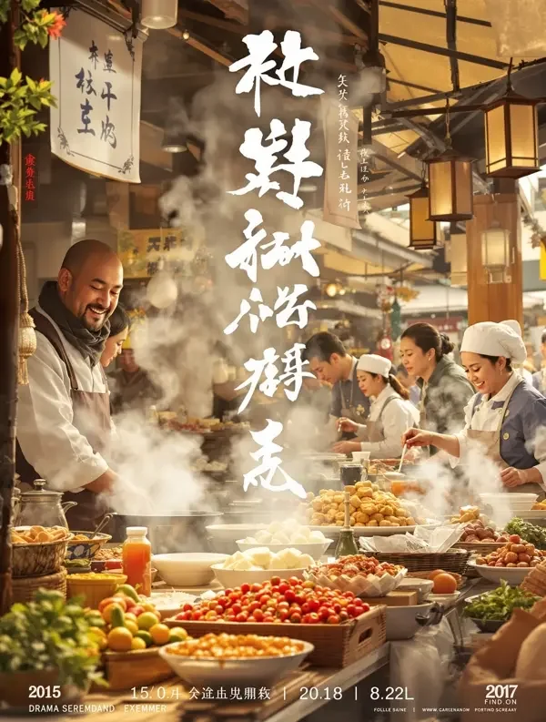 小镇菜市场的早晨封面